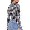 Forever 21 Women’s Gingham Cardigan Sweater(Black)