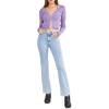 Forever 21 Women’s Hook-and-Eye Cardigan Sweater(Lavender)