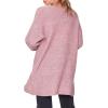 Forever 21 Women’s Marled Open-Front Cardigan Sweater(Rose)