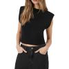 Forever 21 Women’s Padded Sweater Vest(Black)