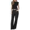 Forever 21 Women’s Padded Sweater Vest(Black)