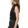 Forever 21 Women’s Padded Sweater Vest(Black)