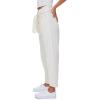 Forever 21 Women’s Paperbag Ankle Pants(Cream)