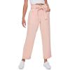 Forever 21 Women’s Paperbag Ankle Pants(Seashell Pink)