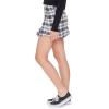Forever 21 Women’s Plaid Mini Skirt(Black)