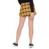 Forever 21 Women’s Plaid Mini Skirt(Gold)