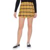 Forever 21 Women’s Plaid Mini Skirt(Gold)