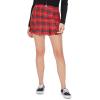 Forever 21 Women’s Plaid Mini Skirt(Red)