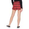 Forever 21 Women’s Plaid Mini Skirt(Red)
