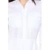 Forever 21 Women’s Poplin A-line Mini Shirt Dress(White)