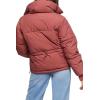 Forever 21 Women’s Quilted Puffer Jacket(Brick)