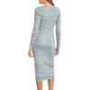 Forever 21 Women’s Ribbed Bodycon Sweater Dress(Green)