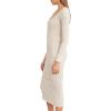 Forever 21 Women’s Ribbed Bodycon Sweater Dress(Taupe)