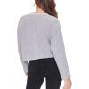 Forever 21 Women’s Ribbed Knit Cardigan Sweater(Heather Grey)