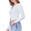Forever 21 Women’s Ribbed Knit Cardigan Sweater(White)