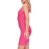 Forever 21 Women’s Ribbed Mini Bodycon Dress(Pink)