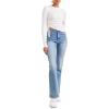 Forever 21 Women’s Ribbed Ruched Drawstring Sweater(Cream)