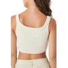 Forever 21 Women’s Seamless Curve-Hem Cropped Tank Top(Birch)