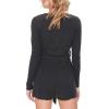 Forever 21 Women’s Self-tie Belted Surplice Romper(Smokey)
