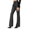 Forever 21 Women’s Stone Wash Flare Jeans(Black)