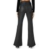 Forever 21 Women’s Stone Wash Flare Jeans(Black)