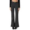 Forever 21 Women’s Stone Wash Flare Jeans(Black)