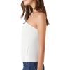 Forever 21 Women’s Sweater-Knit Zip-up Tube Top(White)