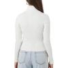 Forever 21 Women’s Turtleneck Cutout Sweater(Vanilla)