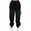 Forever 21 Women’s Twill Cargo Joggers(Black)
