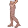 Forever 21 Women’s Windbreaker Cargo Joggers(Cocoa)