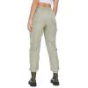 Forever 21 Women’s Windbreaker Cargo Joggers(Sage)
