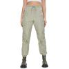 Forever 21 Women’s Windbreaker Cargo Joggers(Sage)