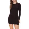 Forever 21 Women’s Bodycon Mini Dress(Black)