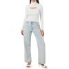 Forever 21 Women’s Turtleneck Cutout Sweater(Vanilla)