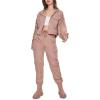 Forever 21 Women’s Windbreaker Cargo Joggers(Cocoa)