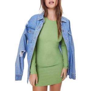 Forever 21 Women’s Bodycon Mini Dress(Green)
