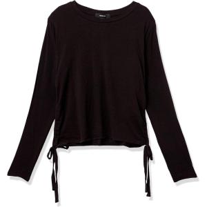Forever 21 Women’s Ruched Drawstring Top(Black)
