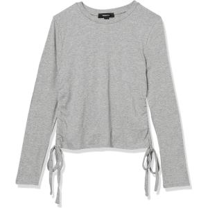 Forever 21 Women’s Ruched Drawstring Top(Heather Grey)