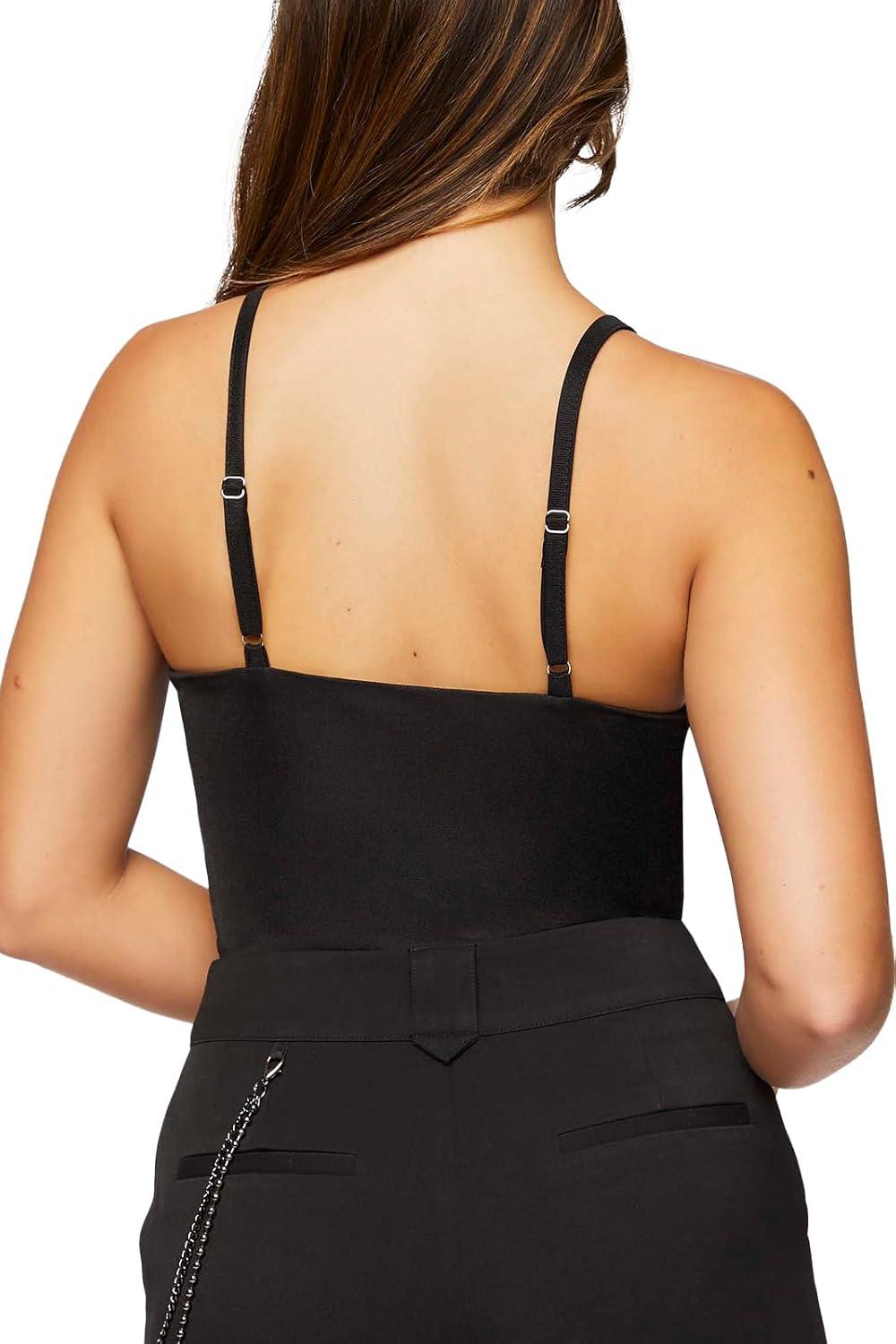 image:imageForever 21 Womens Ruched Cami BodysuitBlack