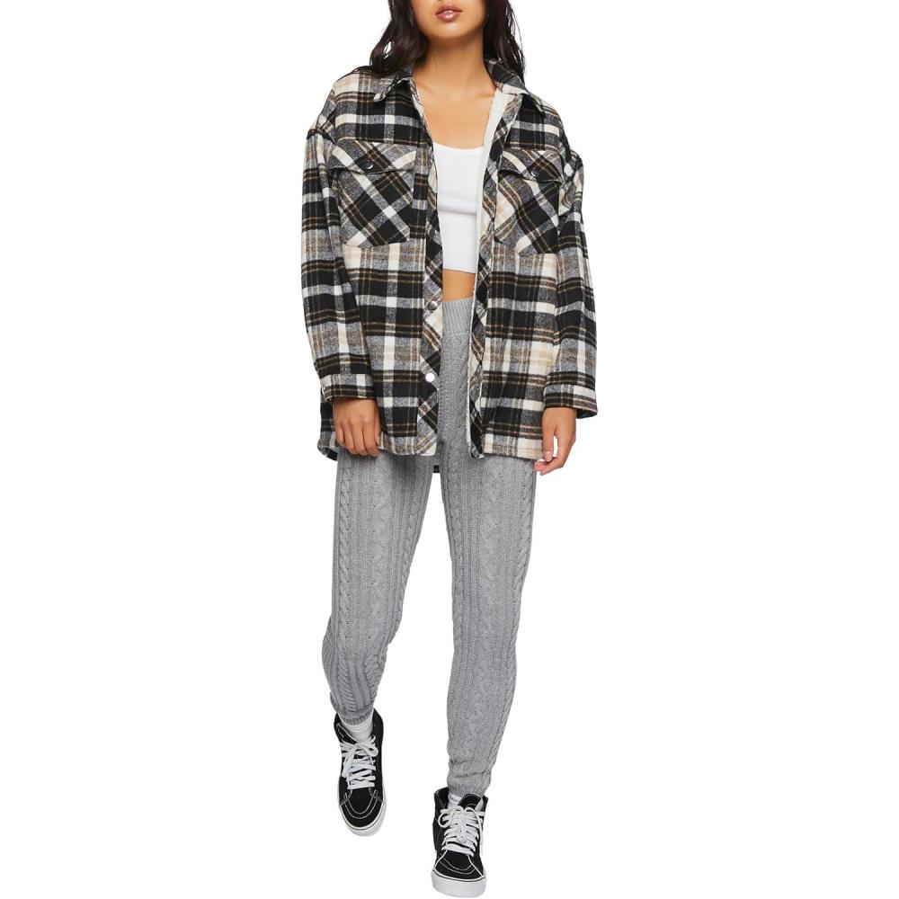 image:imageForever 21 Womens Cable Knit Skinny PantsHeather Grey