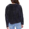 Forever 21 Corduroy High-Low Shirt Black Small