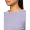 Forever 21 Women’s Acid Wash Crop Top(Dusty Lavender)