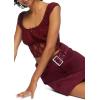 Forever 21 Women’s Belted Mini Skirt(Merlot)