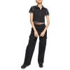 Forever 21 Women’s Button-Down Shirt(Black)
