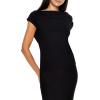 Forever 21 Women’s Cap-Sleeve Crop Top(Black)