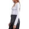 Forever 21 Women’s Contrast-Seam Sweetheart Top