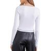 Forever 21 Women’s Contrast-Seam Sweetheart Top