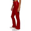 Forever 21 Women’s Corduroy Belted Flare Pants(Ruby)