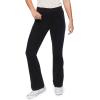 Forever 21 Women’s Corduroy Mid-Rise Flare Pants(Black)
