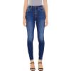 Forever 21 Women’s Curvy High-Rise Skinny Jeans(Dark Denim)